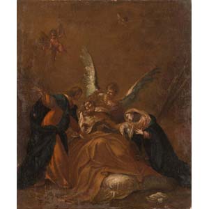 Pittore XVIII sec., “Morte di San ... 