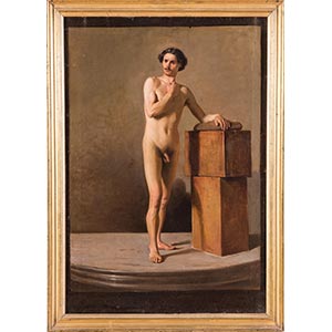 Luigi Serra (Bologna 1846 – 1888), “Nudo ... 