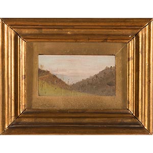 Pittore del XIX sec.,“Paesaggio”.