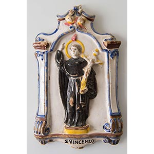 Targa devozionale, “San Vincenzo”, XIX ... 