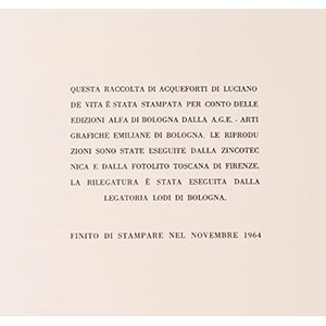 Luciano De Vita (Ancona 1929 – ... 