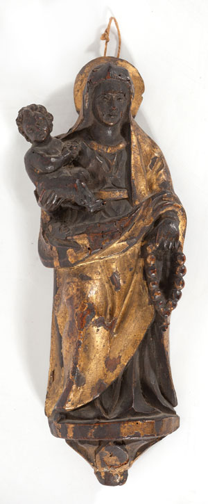 “Madonna del Rosario”, scultura lignea ... 