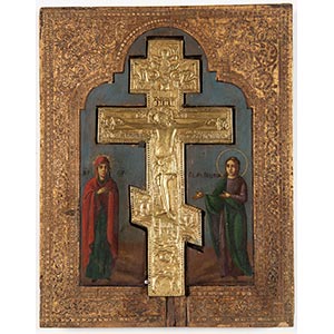 Icona raffigurante “Crocifissione”, ... 