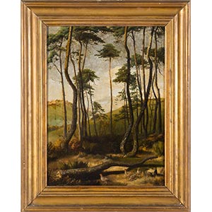 Pittore del XIX sec., “Paesaggio”.