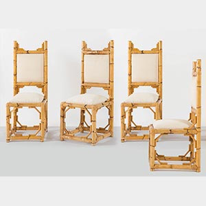 Arpex, Quattro sedie in bambù serie ... 