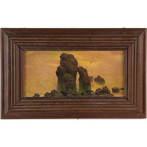 Pittore del XIX sec., “Paesaggio”.