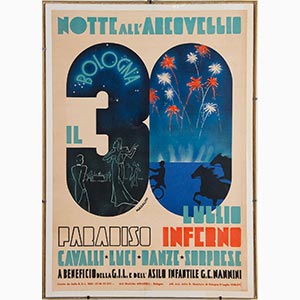 Manifesto “Notte all’Arcoveggio”, 1938.