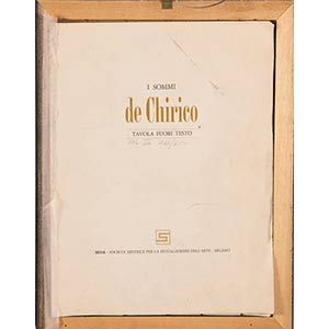 Giorgio De Chirico (Volo 1888 - ... 