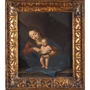 Maestro Emiliano del XVII secolo, “Madonna ... 