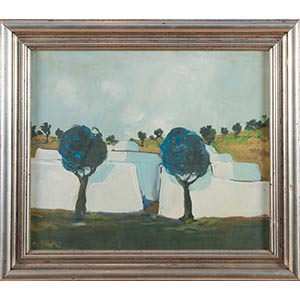 Pittore del XX secolo, “Paesaggio”, 1968.