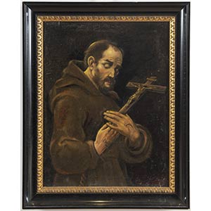 Maestro del XVII secolo, “San Francesco”.