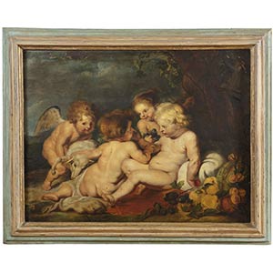 Pietro Paolo Rubens, ambito di, “Cristo e ... 