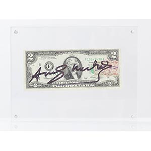 Andy Warhol, “2 dollars (Thomas ... 