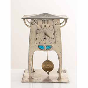 Orologio a pendolo di gusto Art Nouveau, ... 