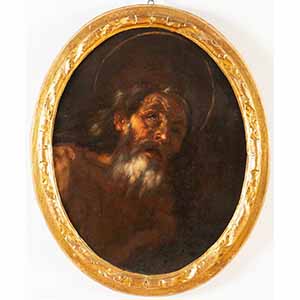 Giacinto Brandi (Roma 1621 - 1691), “Volto ... 
