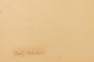 Andy Warhol (Pittsburgh 1928 - New ... 
