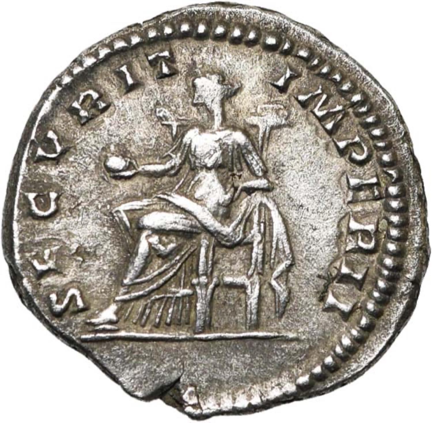 GETA César (198-209), AR denier, 199-204, Rome.  - Jean