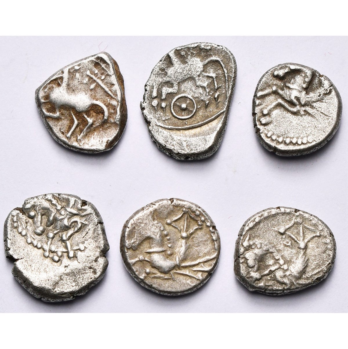 GAULE NARBONNAISE, Allobroges, lot de 6 drachmes Jean Elsen