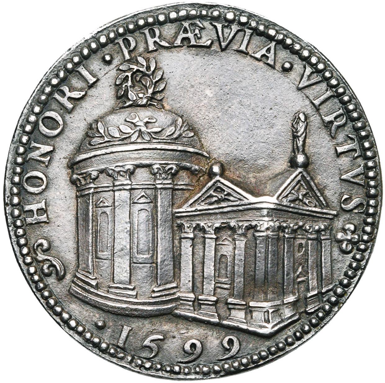 FRANCE, AR médaille, 1599, non signée. Jean de ... - Jean Elsen & ses ...