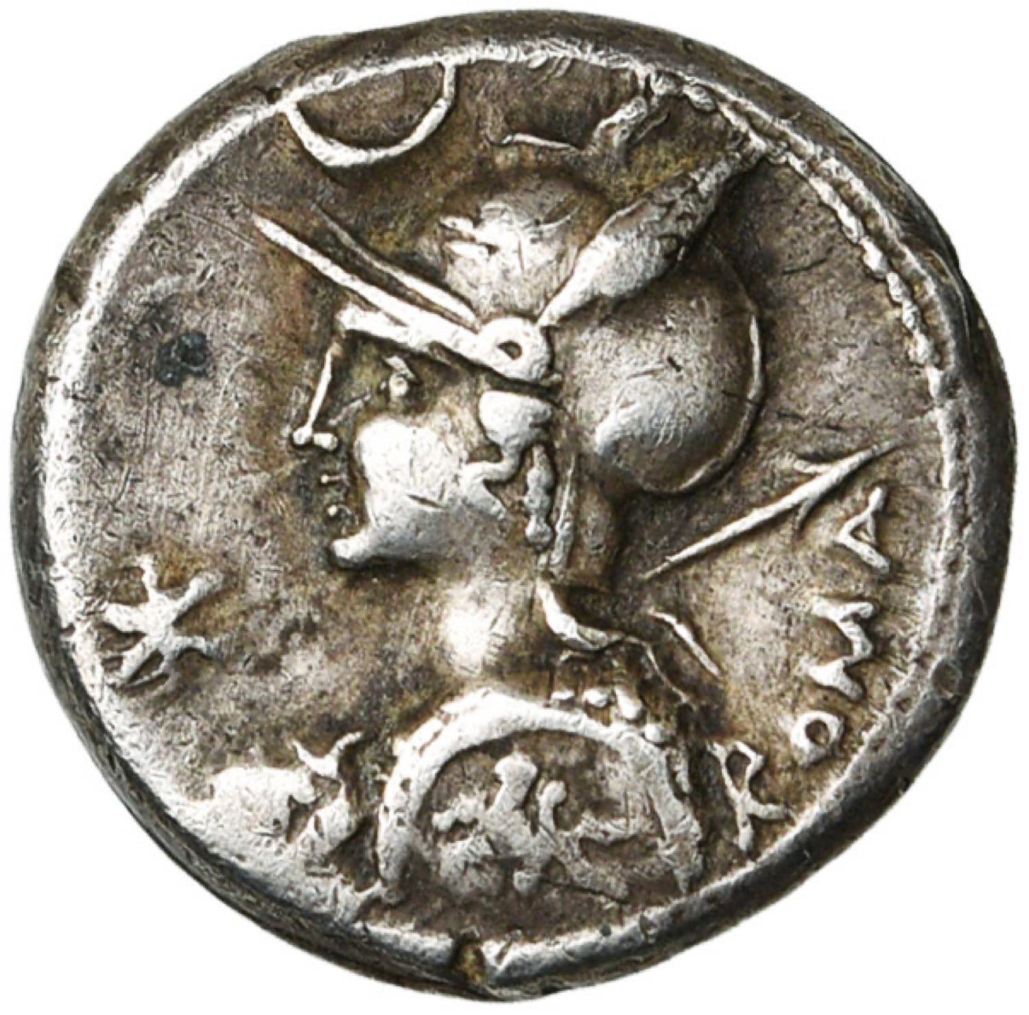 P. Licinius Nerva, AR denier, 113112 av. J.C., Jean Elsen & ses