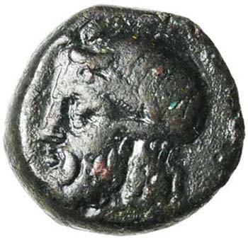 SICILE, GELA, AE bronze, 339-310 ... 