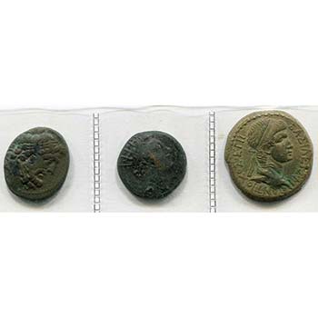 SYRIE, lot de 3 bronzes: Apamée, ... 
