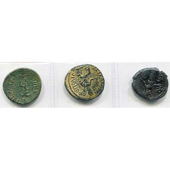lot de 3 bronzes: Syrie, Tripolis, ... 