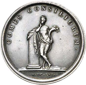 FRANCE, AR médaille, 1661, ... 