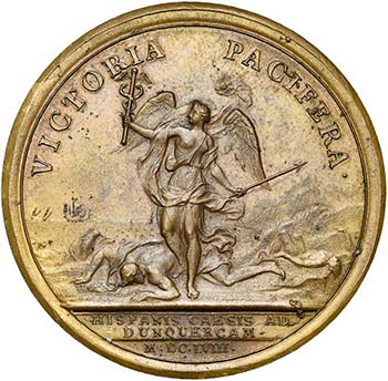 FRANCE, AE médaille, 1658, ... 