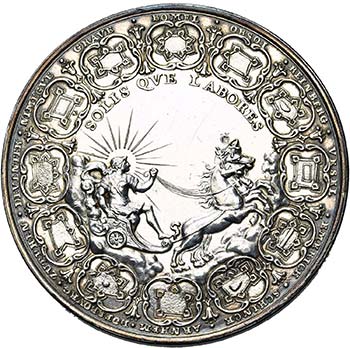 FRANCE, AR médaille, s.d. (1672), ... 