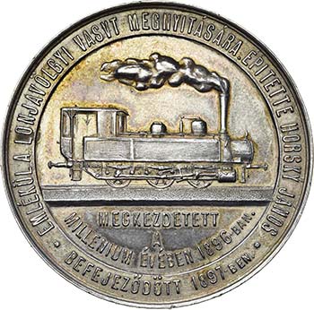 HONGRIE, AR médaille, 1897. ... 