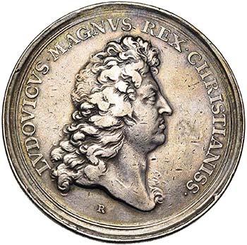 FRANCE, AR médaille, 1689, J. ... 