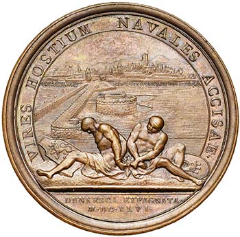 FRANCE, AE médaille, 1646, ... 