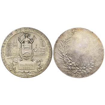 FRANCE, lot de 2 médailles: 1910, ... 