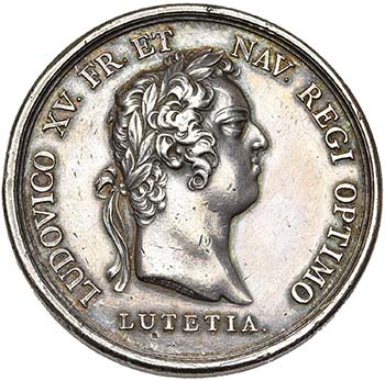 FRANCE, AR médaille, 1729, ... 