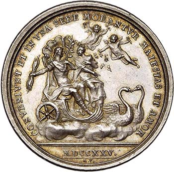 FRANCE, AR médaille, 1725, G.W. ... 