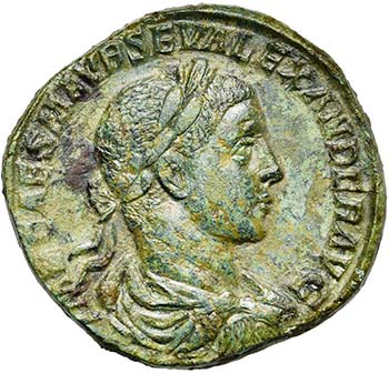 SEVERE ALEXANDRE (222-235), AE ... 