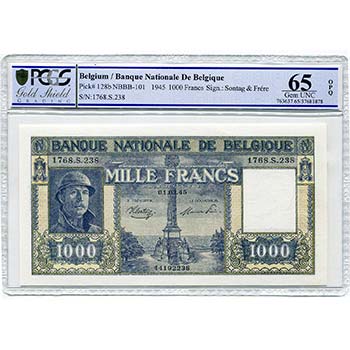 BELGIQUE, Banque Nationale, 1000 ... 