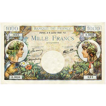 FRANCE, Banque de France, 1000 ... 