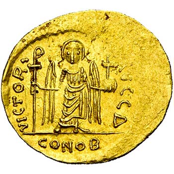Phocas (602-610), AV solidus, ... 
