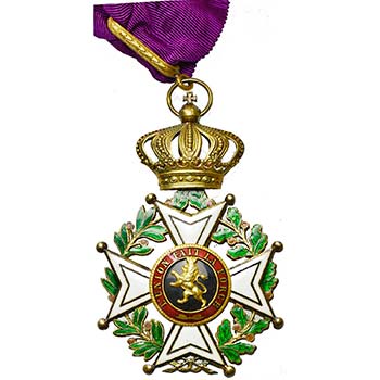 BELGIQUE, Ordre de Léopold. Croix ... 