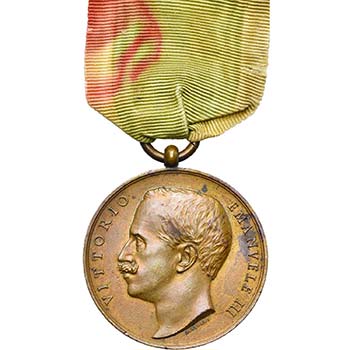 ITALIE, médaille de Mérite ... 