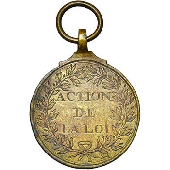 FRANCE, AE médaille, après 1791. ... 