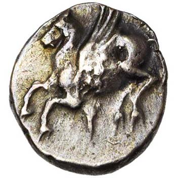 CORINTHE, AR drachme, 430-350 av. ... 