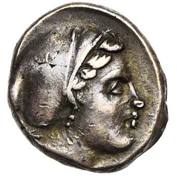 CORINTHE, AR drachme, 430-350 av. ... 