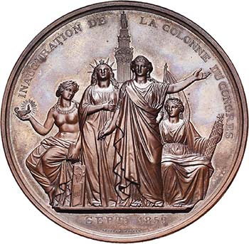 BELGIQUE, AE médaille, 1859, L. ... 