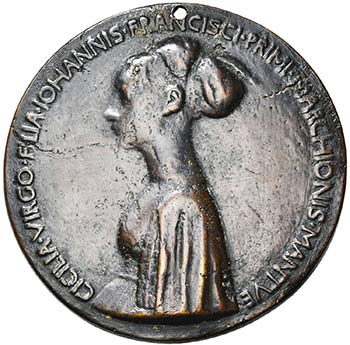 ITALIE, AR médaille, 1447, ... 