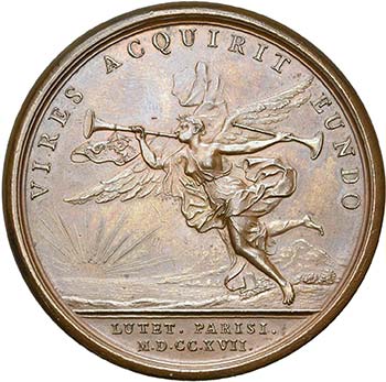 RUSSIE, AE médaille, 1717, ... 