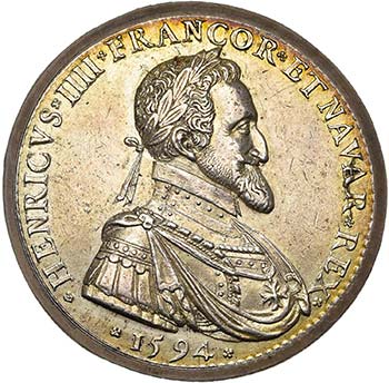 FRANCE, AR médaille, 1594, Ph. ... 