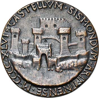ITALIE, AE médaille, 1446, Matteo ... 